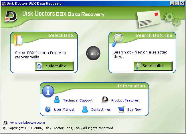 Disk Doctors DBX Data Recovery