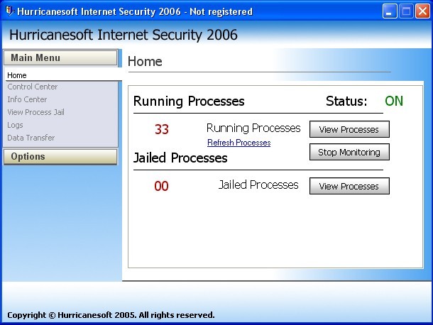 Hurricanesoft Internet Security 2006 EN