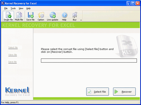 Kernel - XLS File Recovery Software