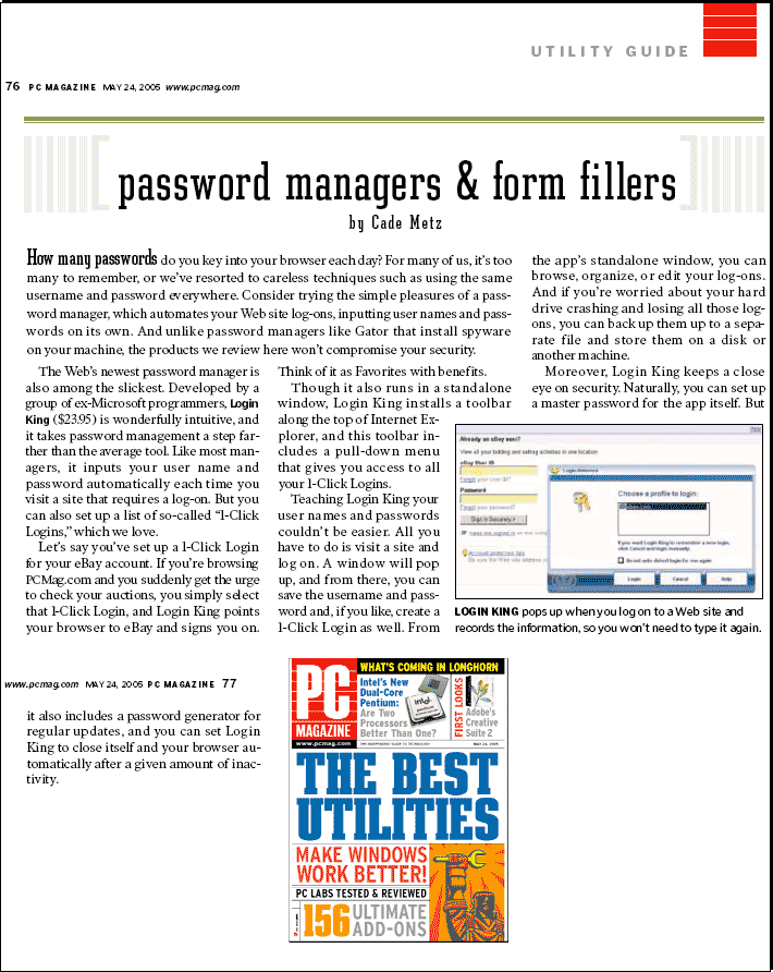 Login King Password Manager (Form-Filler Edition)