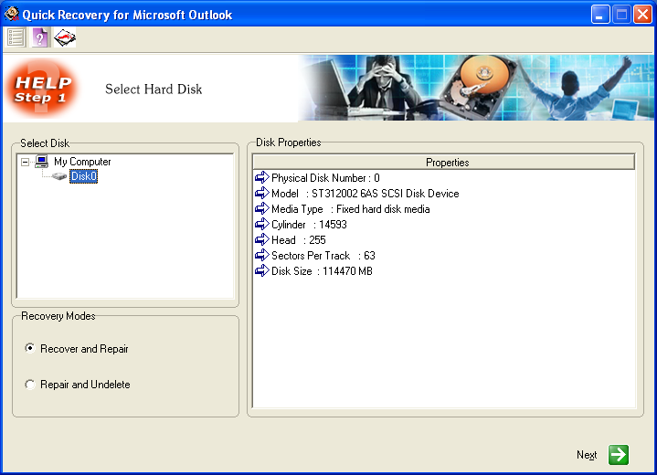 MS Outlook Data Recovery by Unistal