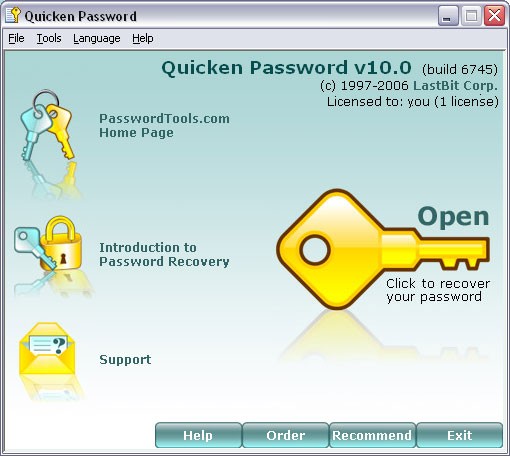Quicken Password
