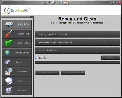 SpotFreePC Registry Cleaner