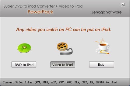 Super DVD + Video  to iPod Converter