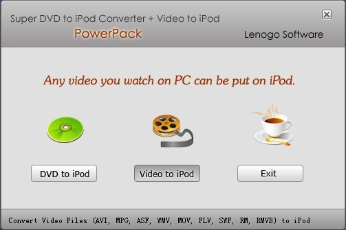 Super DVD to iPod Converter + Video to iPod Powerpack