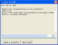 Text To PDF COM/SDK Unlimited License