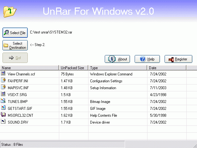 UnRAR for Windows