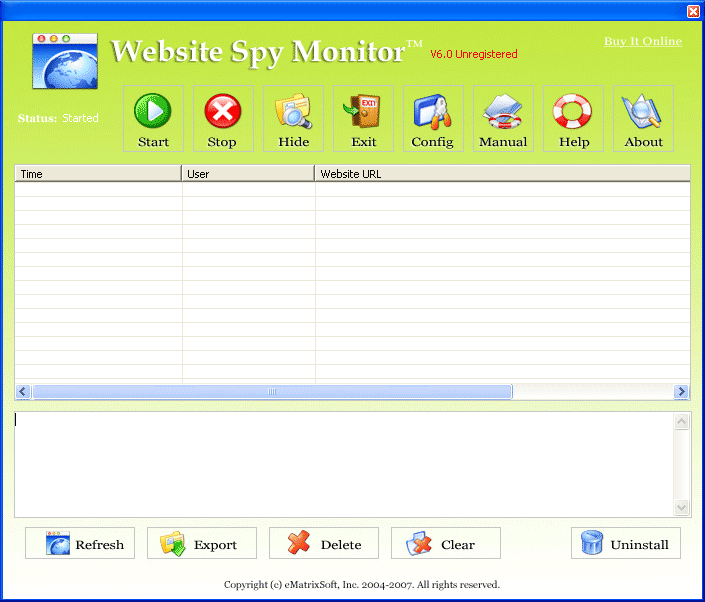 Website Spy Monitor 2007