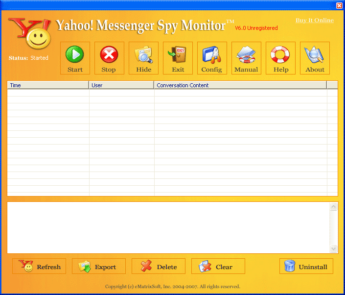 Yahoo! Messenger Spy Monitor 2007