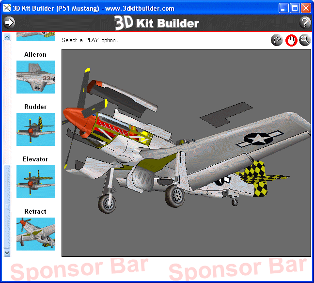 3D Kit Builder (P51 Mustang)