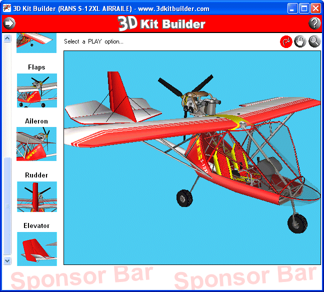 3D Kit Builder (RANS S-12XL AIRAILE)