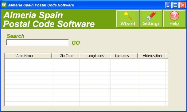 Almeria Spain Postal Code Software