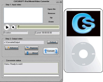 123 Cucusoft iPod Movie/Video Converter