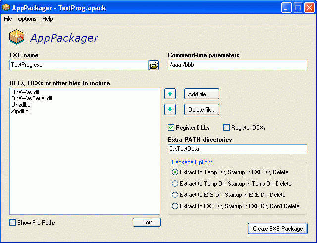 AppPackager