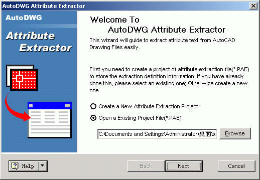 AutoDWG Attribute Extractor 2006