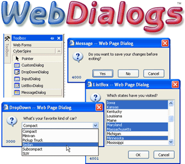 CyberSpire WebDialogs