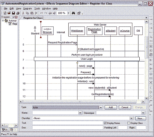 free online sequence diagram generator