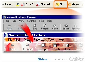 Crawler Browser Skins