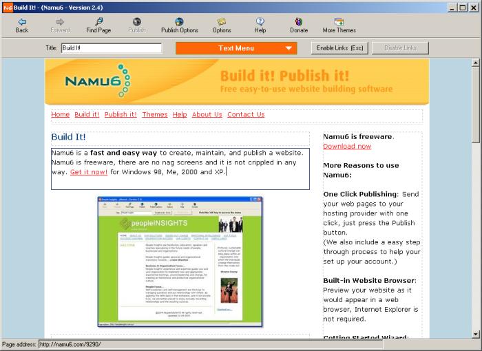 Namu6 Website Editor