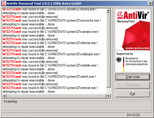 Avira AntiVir Removal Tool for Windows