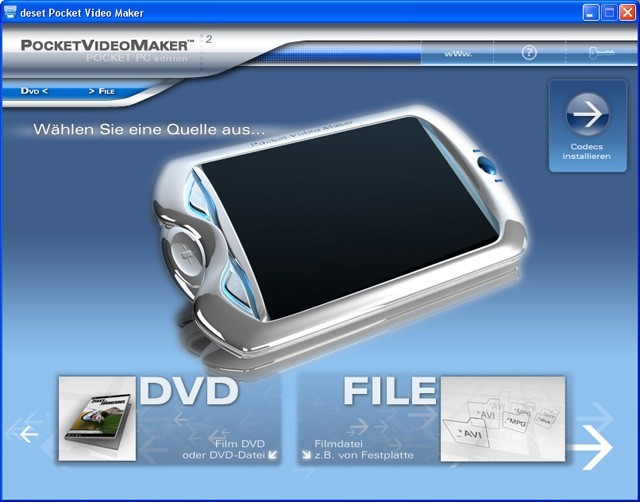 deset Pocket Video Maker - Pocket PC