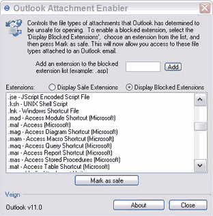 Outlook Attachment Enabler