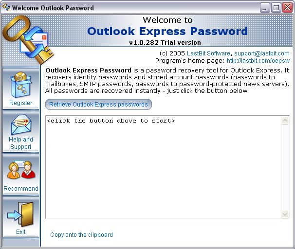OutlookExpress Password