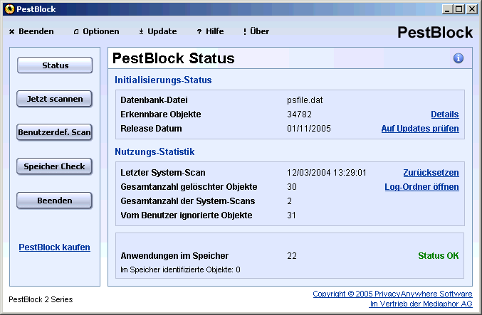 PestBlock Deutsch
