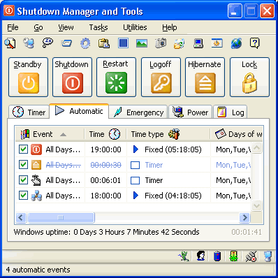 Shutdown Manager and Tools