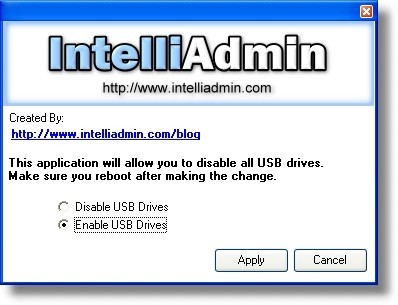 USB Drive Disabler