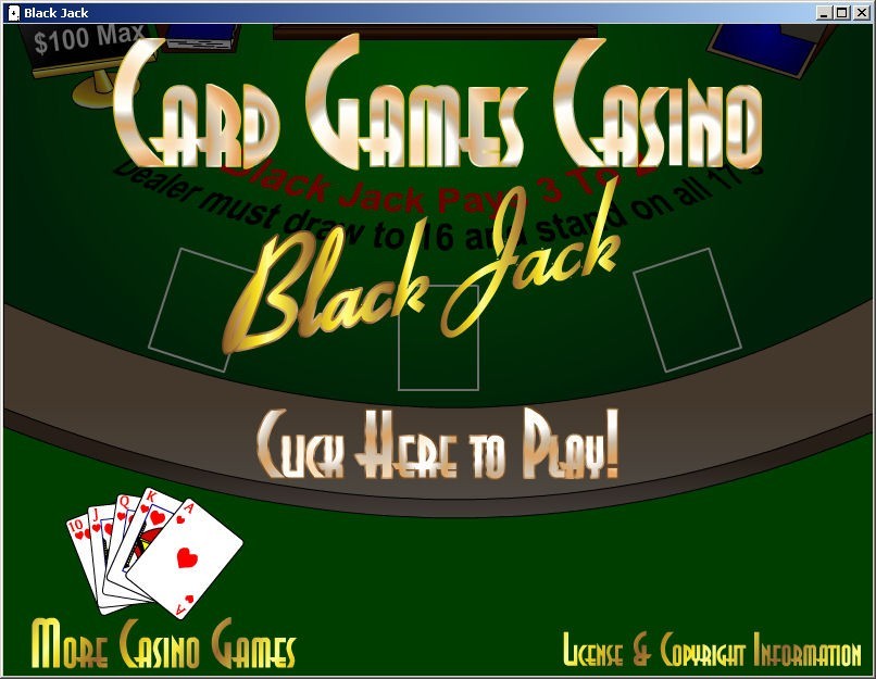 Card Game Casino - Black Jack