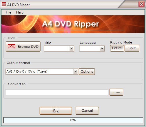 A4 DVD Ripper
