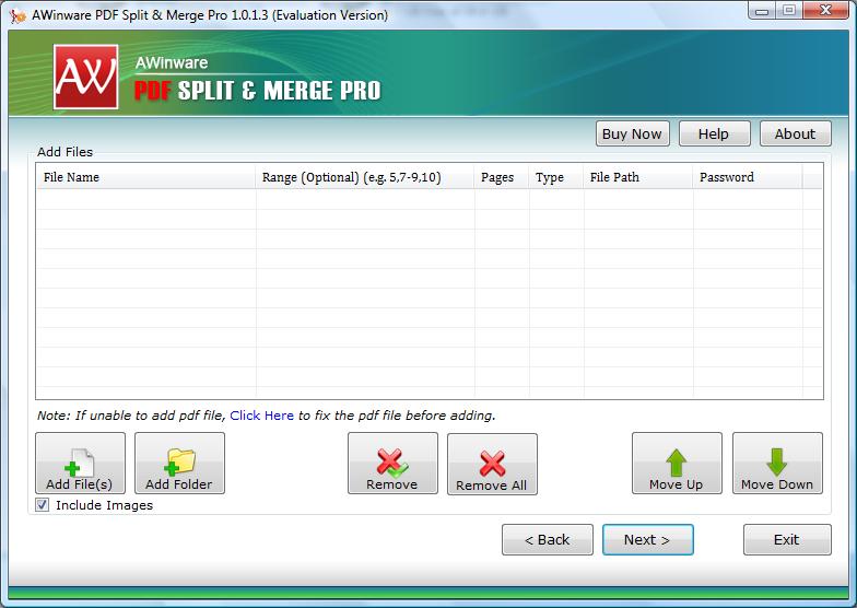 AWinware Pdf Merger Splitter Pro