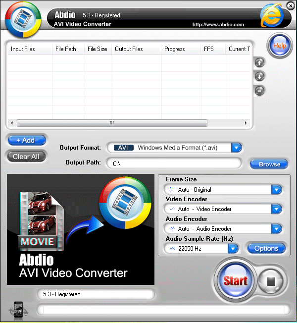 Abdio AVI Video Converter