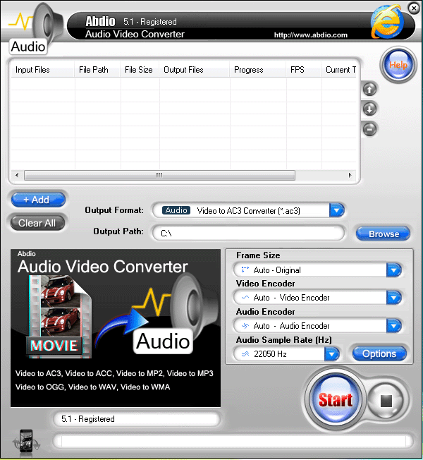 Abdio Audio Video Converter