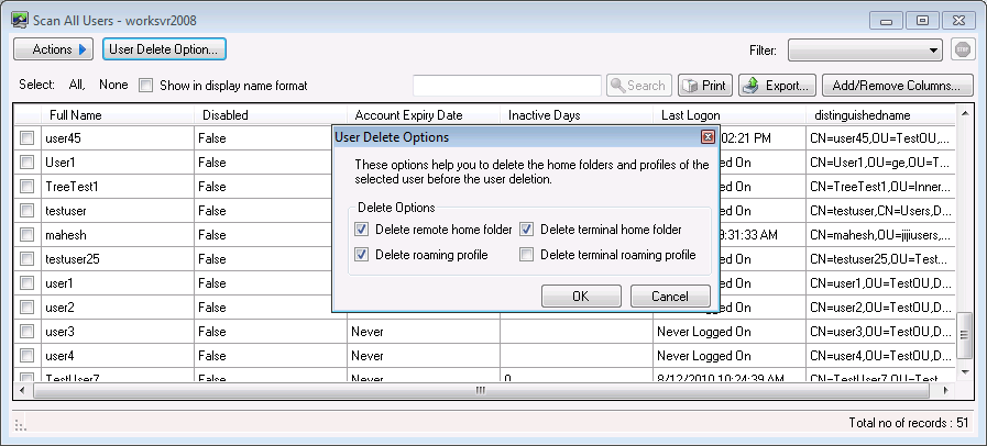 Active Directory Cleaner