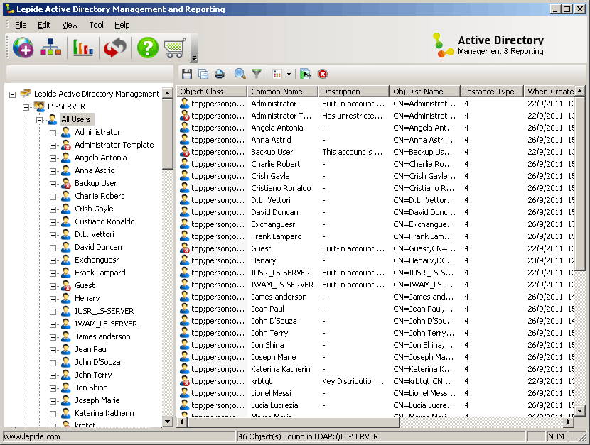 Active Directory User Manager