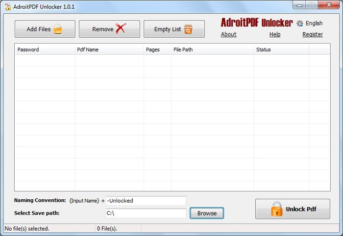 Adroit Pdf Security Remover