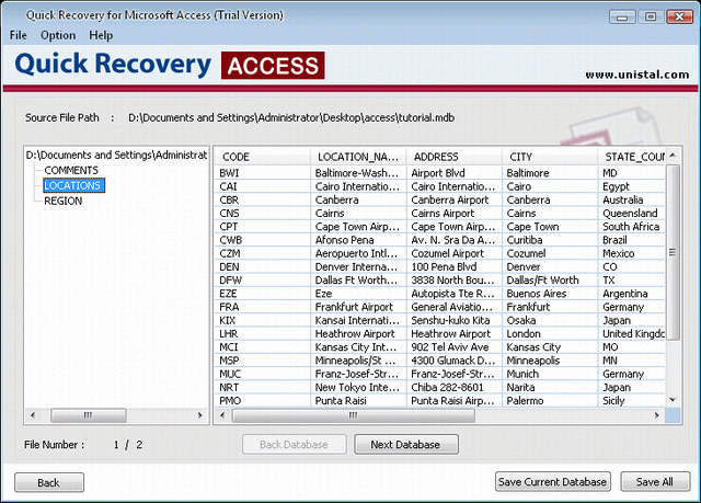 Advanced MS Access Recovery Software