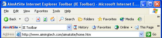 AimAtSite IE Toolbar