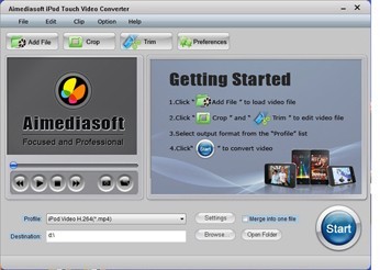 Aimediasoft iPod Touch Video  Converter