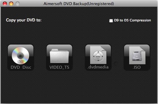 Aimersoft DVD Backup for Mac