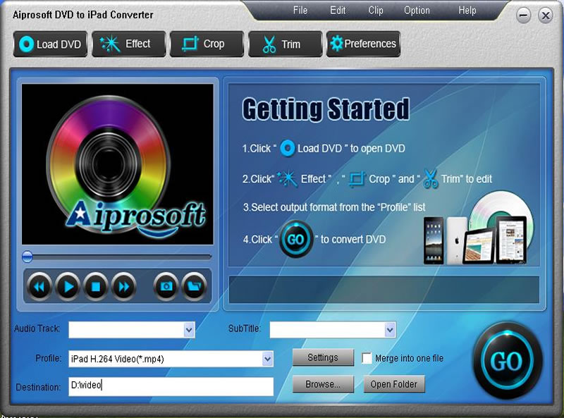 Aiprosoft DVD to iPad Converter