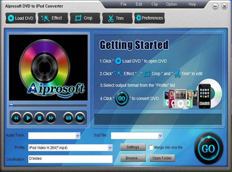 Aiprosoft DVD to iPod Converter