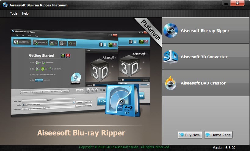 Aiseesoft Blu-ray Ripper Platinum