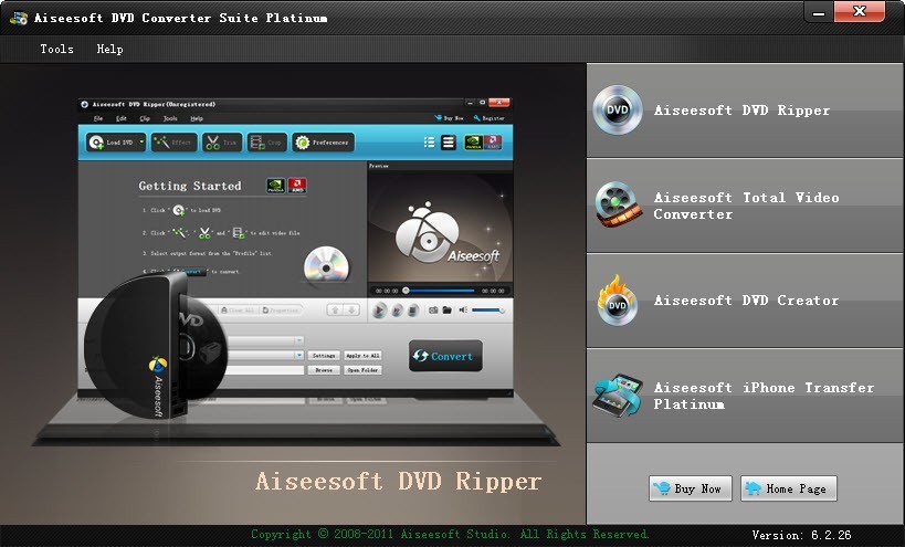 Aiseesoft DVD Converter Suite Platinum