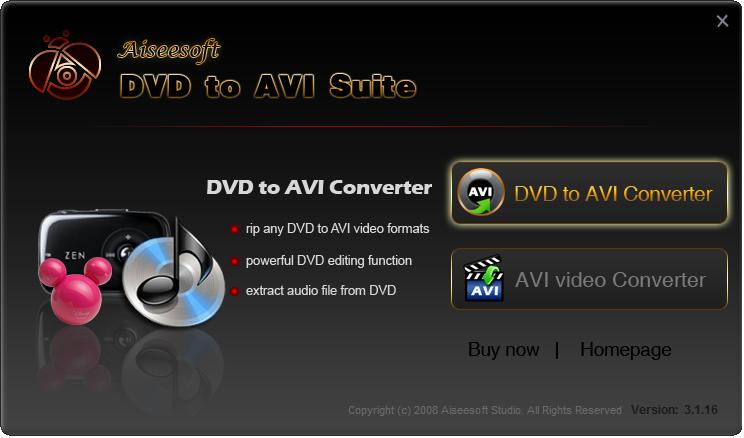 Aiseesoft DVD to AVI Suite