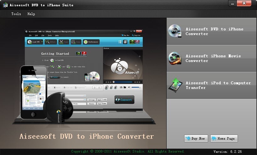 Aiseesoft DVD to iPhone Suite