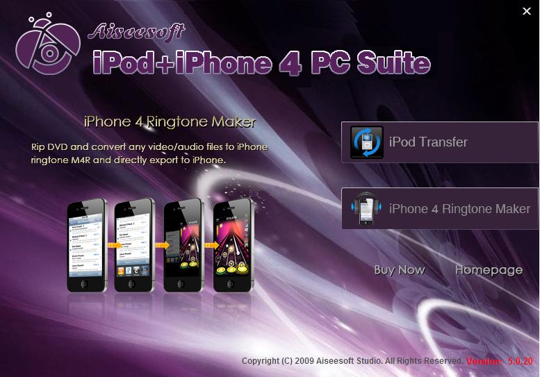 Aiseesoft iPod + iPhone 4 PC Suite