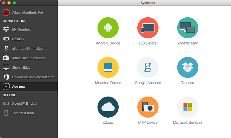 Android Sync Mac